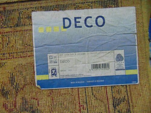 Deco 240 x 340 Pattern Rug, Made in Belgium - Has dirt and water stains