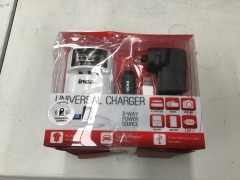 2x Inca Universal Charger 3-Way Power Source - 3