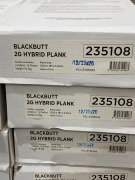 Quantity of Dunlop Hybrid Plank Flooring, Size: 1200 x 181 x 5.3mm, Colour: Blackbutt, Product Code: 235108 Total approx SQM:  39 - 3