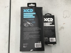 XCD Essentials HDMI Splitter Amplified One Input to Two Inputs & XCD TV Antenna Cable Male to Male with Joiner 4M - 4