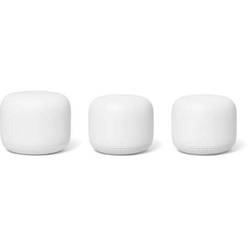 Google Nest Wi-Fi System 3 Pack (Base Router + 2 x Wifi Extender Points) GA00823-AU