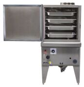 GOLDSTEIN GAS ATMOSPHERIC 12 TRAY STEAM OVEN, QUALITY SHOWROOM FLOOR STOCK - 3