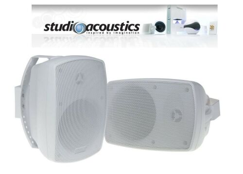 Studio Acoustics 2 Way Indoor-Outdoor Speakers SA850W