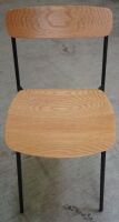 Sia Chair -Oak / Black