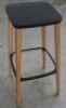 Grain Stool - 750mm - Oak / Black - 2
