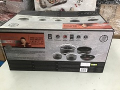 Tefal Jamie Oliver 5 Piece Hard Anodised Induction Set H902S544 - 5