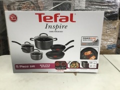 Tefal Inspire Hard Anodised 5 Piece Set D927S544 - 2