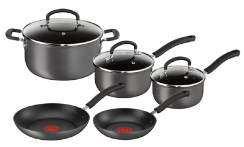 Tefal Inspire Hard Anodised 5 Piece Set D927S544