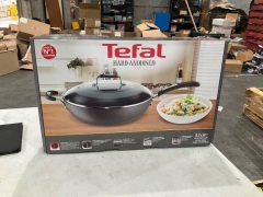 Tefal A6369444 Tefal Hard Anodised Specialty 32cm Wok Pan + lid - 2