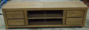 1 x 4 drawer/2 shelf tv cabinet
