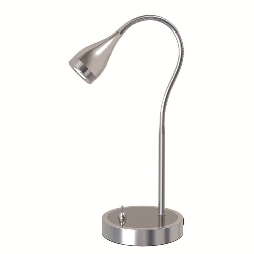 Arezzo Adjustable 5W LED Task 38cm Lamp - Brushed Steel