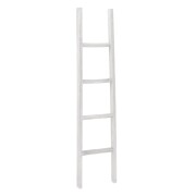 Deans Fir Wood 37x150cm Ladder Rack, White Wash