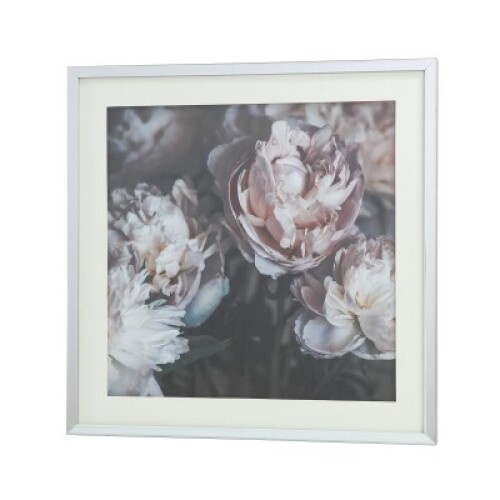 Peonies Mirror Framed Wall Art Print, 83.5cm