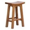 Showa Mahogany Timber Counter 67cm Stool, Caramel 46cm W x 30cm D x 67cm H