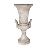 Raw Natural Ceramic Grecian Urn - 61cm