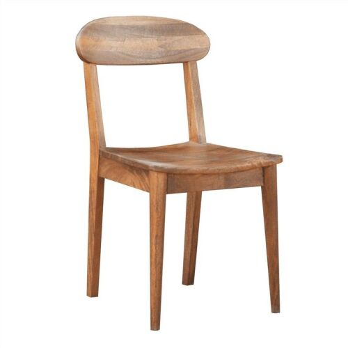 Stuart Solid Mango Wood Timber Dining Chair