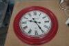 Red London 1878 Wall Clock