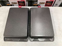 2 x Tefal EasyGrip Carbon Steel oven dish 36x23cm J1250204 - 4