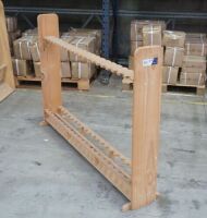 Wooden Fishing Rod Holder Unbranded<p>Note: Items were part of insurance claim pertaining to transit damage. Sold as is. May contain faults\damages.