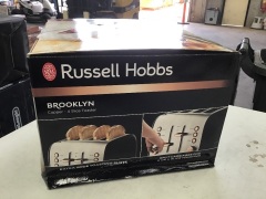 Russel Hobbs Brooklyn Copper 4 Slice Toaster RHT94COP - 2