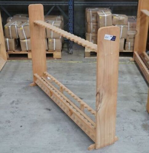 Wooden Fishing Rod Holder Unbranded