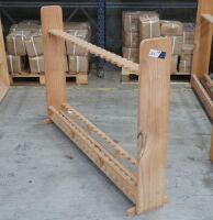 Wooden Fishing Rod Holder Unbranded