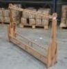 Wooden Fishing Rod Holder Unbranded