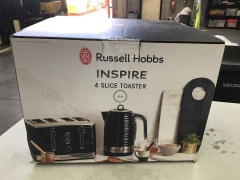 Russel Hobbs Inspire 4 slice Toaster (Black) RHT114BLK - 2