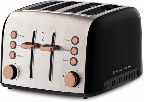 Russel Hobbs Brooklyn Copper 4 Slice Toaster RHT94COP