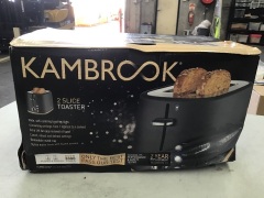 Kambrook 2 Slice Toaster (Black) KTA290CHR - 2