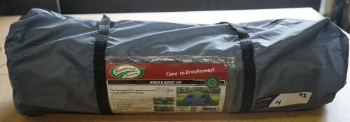 Breakaway Camping - Breakaway 3V dome Tent 200x200x125cm - in carry bag