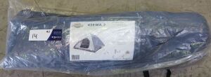 Outdoors Unlimited - Kiewa 3 Dome Tent 205x205x130c m In Carry Bag