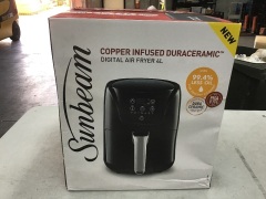 Sunbeam Copper Infused DuraCeramic Digital Air Fryer AFP4100BK - 2