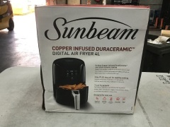 Sunbeam Copper Infused DuraCeramic Digital Air Fryer AFP4100BK - 4