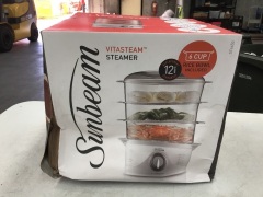 Sunbeam VitaSteam Deluxe 3 Tier Food Steamer ST6650 - 2