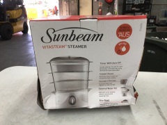 Sunbeam VitaSteam Deluxe 3 Tier Food Steamer ST6650 - 4