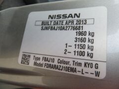 2013 Silver Nissan Dualis ST automatic SUV with 186,342 Kilometres - 18