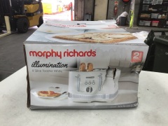 Morphy Richards Illumination 4 Slice Toaster White 248021 - 2