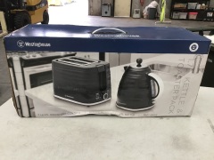 Westinghouse Black Kettle and 2 Slice Toaster Pack WHKTPK07K - 2