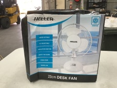 Heller 23cm Desk Fan HHDF23S - 4