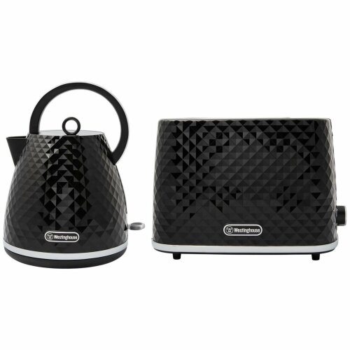 Westinghouse Kettle & Toaster Pack Black WHKTPK09K