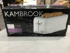 Kambrook A Perfect Fit 4 Slice Wide Slot Toaster - White KTA140WHT  - 5