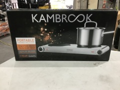 Kambrook Portable Double Ceramic Hot Plate KHP120BSS - 3