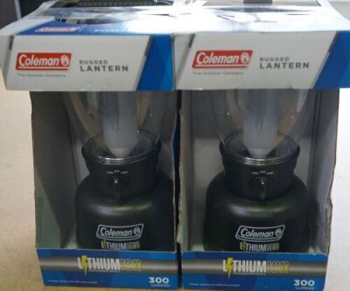 Coleman - Lithium-ion 300 Lumen Rugged Lattern Twin Bundle