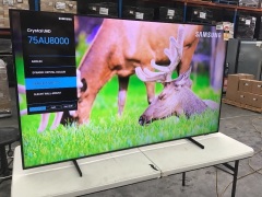 Samsung 75 Inch 4K Crystal UHD AU8000 Smart TV UA75AU8000WXXY - 2
