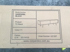Corp & Co Harper TV Cabinet 1800mm Black HARPER1800 BLACK - 3