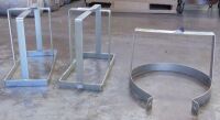 2 x Stainless Steel Jerry Can and 1 x LPG Gas Bottle Holder