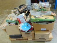 Assorted Pallet Comprising of camp cooking equipment and accessories (Plates, Cups, Toast Irons, Pans and pots