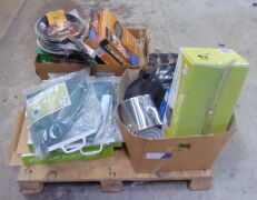 Assorted Pallet of Camping utensiles comprising of Campfire Accessories, Portable Toilets, Hose Nets - 2