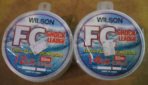 Wilson Fc Shock Leader 12Lb Line X 2 + 14Lb X 6 Combo<p>Note: Items were part of insurance claim pertaining to transit damage. Sold as is. May contain faults\damages.
